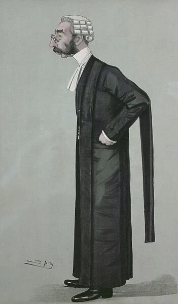 A Sporting Lawyer, form Vanity Fair, 17th March 1898 (colour litho)