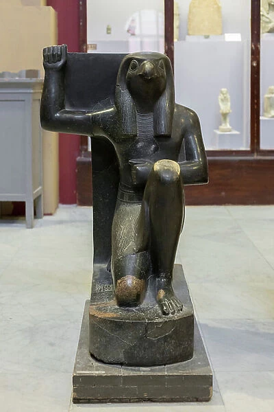 Statue of Horus, Egyptian Museum, Cairo, Egypt