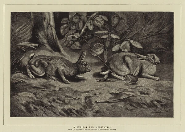 A Subject for Meditation (engraving)