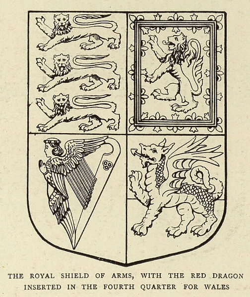 The Suggested Alteration in the Royal Arms (litho)