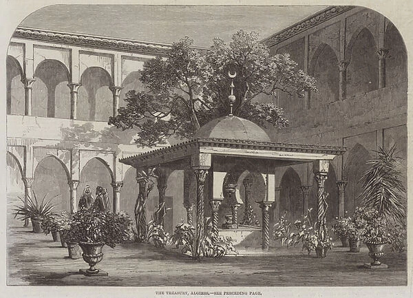 The Treasury, Algiers (engraving)