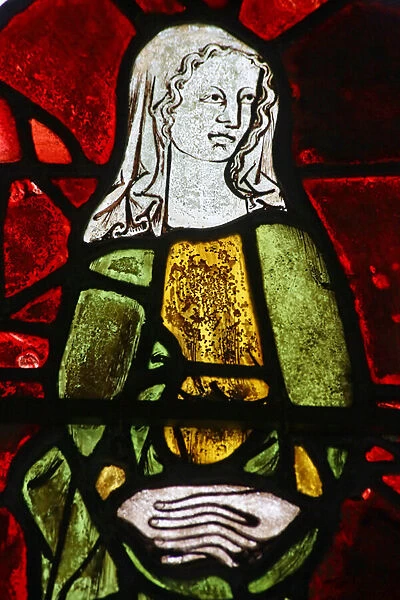 The Virgin Mary (stained glass)
