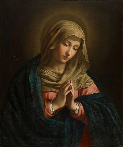 The Virgin at Prayer, c. 1629-85 (oil on canvas)