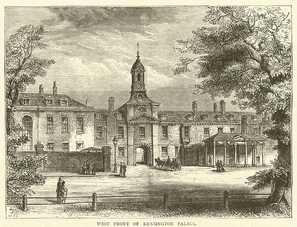 West front of Kensington Palace (engraving)