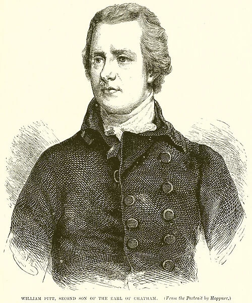 William Pitt, Second Son of the Earl of Chatham (engraving)