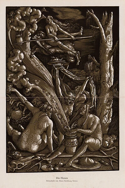 The Witches Sabbath (woodcut)