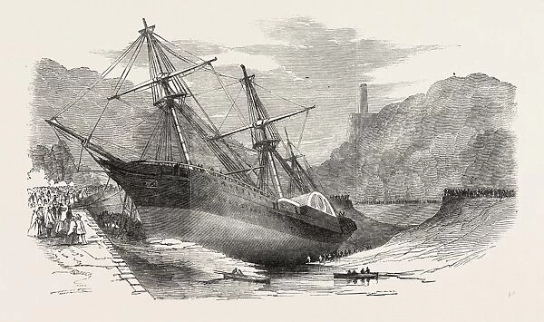 Accident to the Steamship demerara, on her Passage down the River Avon, Uk