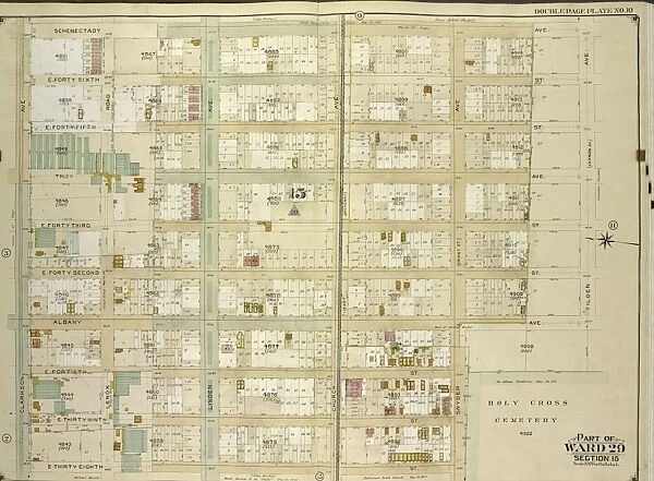 Brooklyn, Vol. 5, Double Page Plate No. 10; Part of Ward 29, Section 15; Map bounded
