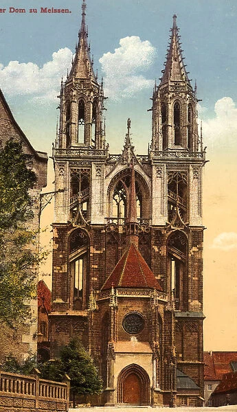 Meissen Cathedral 1912 MeiBen Dom Germany