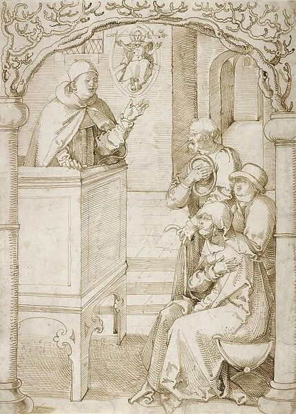 A Monk Preaching
