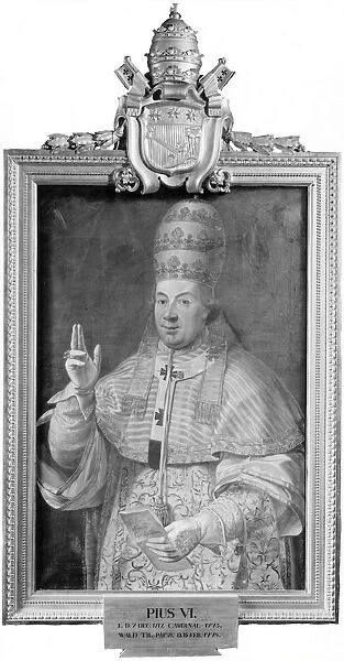 Pius VI Pope Pius VI 1717-1799 painting Oil canvas