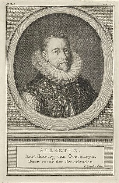 Portrait Albrecht Archduke Austria Albertus Austria