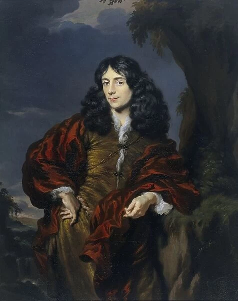 Portrait young man Simon van Alphen 1650-1730