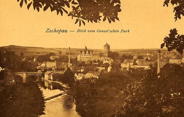 Schloss Wildeck Zschopau river Bridges Erzgebirgskreis