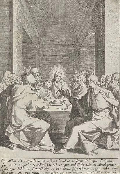 Last Supper Passion Christ series title Passionis et resurrectionis