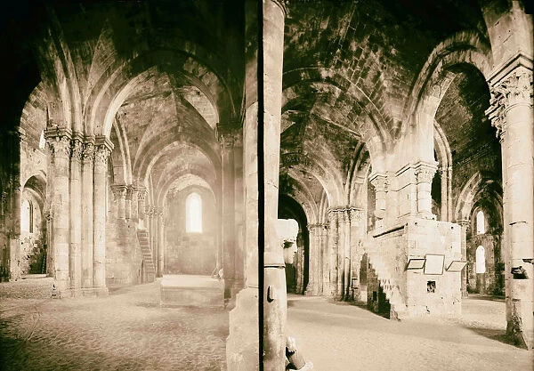 Tartous Crusader cathedral Interior looking S. W