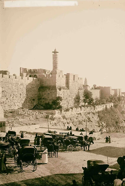 Tower David Jerusalem 1898 Israel