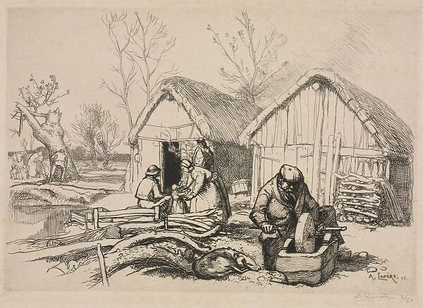 Woodcutter House Vendee 1915 Auguste Louis Lepere