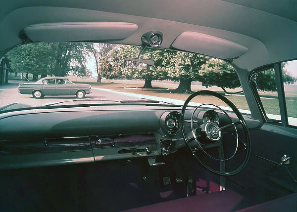 1959 Vauxhall Cresta PA interior. Creator: Unknown