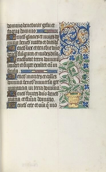 Book of Hours (Use of Rouen): fol. 43r, c. 1470. Creator: Master of the Geneva Latini (French