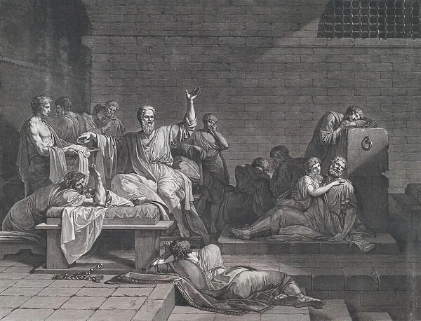 The Death of Socrates, 1790. Creator: Jean Francois Pierre Peyron