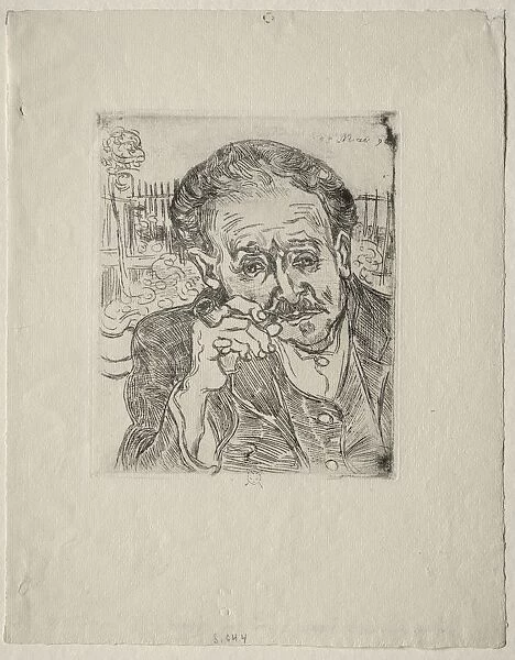 Dr. Gachet, 1890. Creator: Vincent van Gogh (Dutch, 1853-1890)
