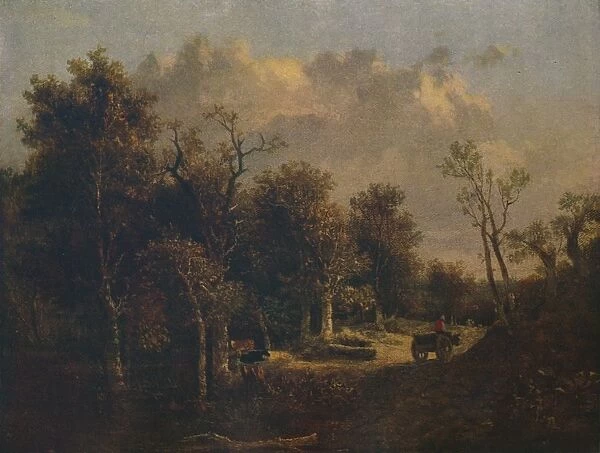 The Edge of the Forest, with Farm Cart and Cattle, c1811. Artist: John Crome