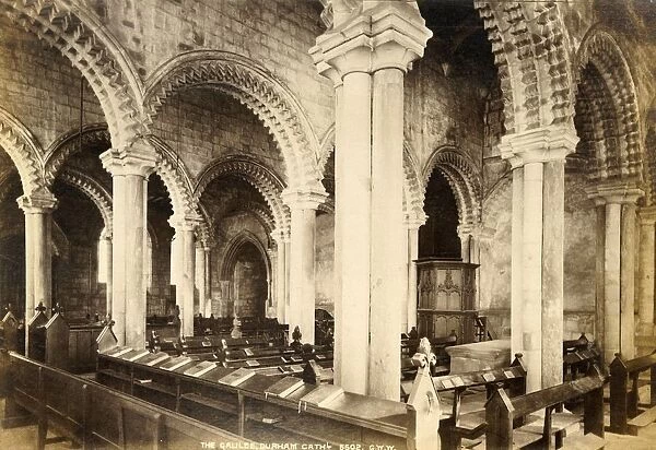 Galilee Chapel, Durham Cathedral, 1893. Creator: Unknown