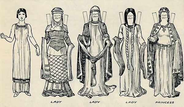 The Gallery of British Costume: The Dress People Wore in Norman Times, c1934