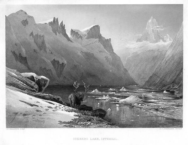 Iceberg Lake, Isterdal, Norway, mid-late 19th century. Artist: Edward Paxman Brandard