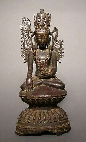 Jeweled and Crowned Buddha (Jambupati), c. 17th century. Creator: Unknown