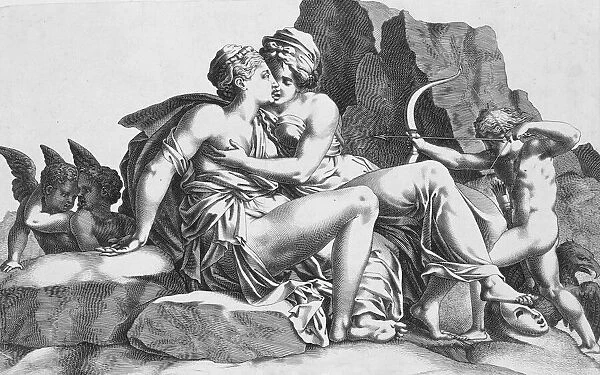 Jupiter and Callisto, 1537-40. Creator: Pierre Milan