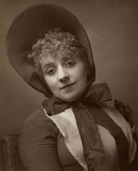 Kate Santley, American-born British actress, singer, comedienne, and theatre manager, 1883. Artist: St Jamess Photographic Co
