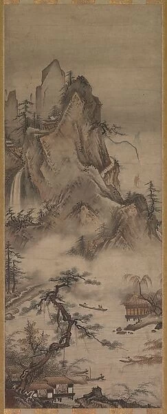 Landscape, 16th century. Creator: Jud? (Japanese, active 16th century)