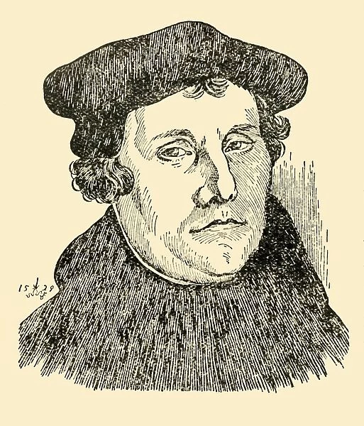 Martin Luther, 1529, (c1930). Creator: Unknown