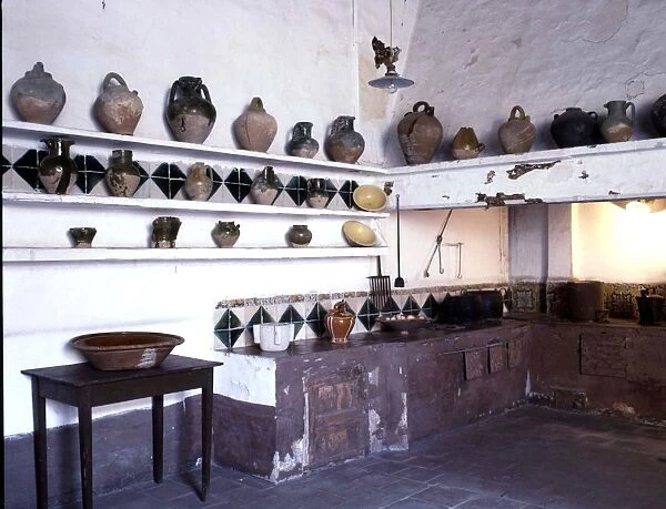 Monastery of Santa Maria of Pedralbes. Kitchen of the infirmary