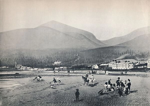 Newcastle, Co. Down. - The Strand, with Slieve Donard, 1895