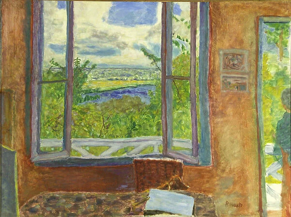 Open Window Towards the Seine (Vernon), c. 1911. Creator: Bonnard, Pierre (1867-1947)