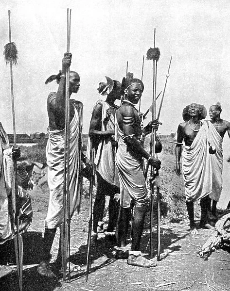 People of the Shilluk (Chollo), Sudan, Africa, 1936. Artist: Major R Whitbread