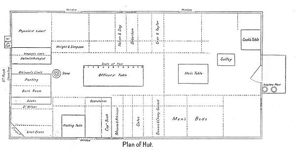 Plan of Hut, c1910–1913, (1913)