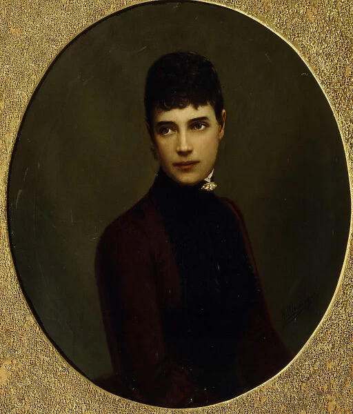Portrait of Empress Maria Fyodorovna, Princess Dagmar of Denmark (1847-1928), Mid of the 19th cen Artist: Schilder, Nikolai Gustavovich (1828-1898)