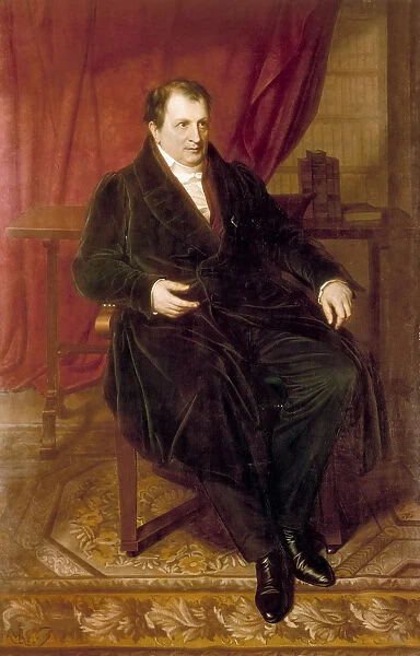 Portrait of Johann Ludwig Tieck (1773-1853), 1835. Creator: Vogel von Vogelstein