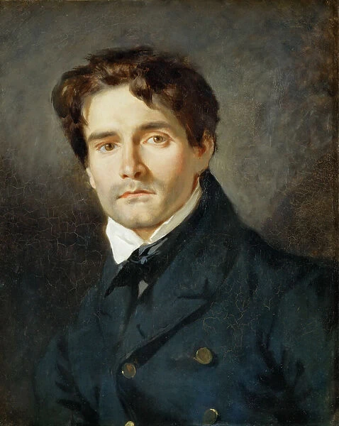 Portrait of Leon Riesener (1808-1878), 1835. Creator: Delacroix