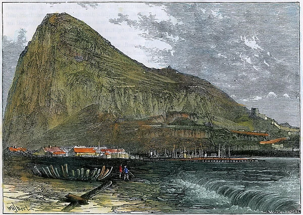 The Rock of Gibraltar, c1880
