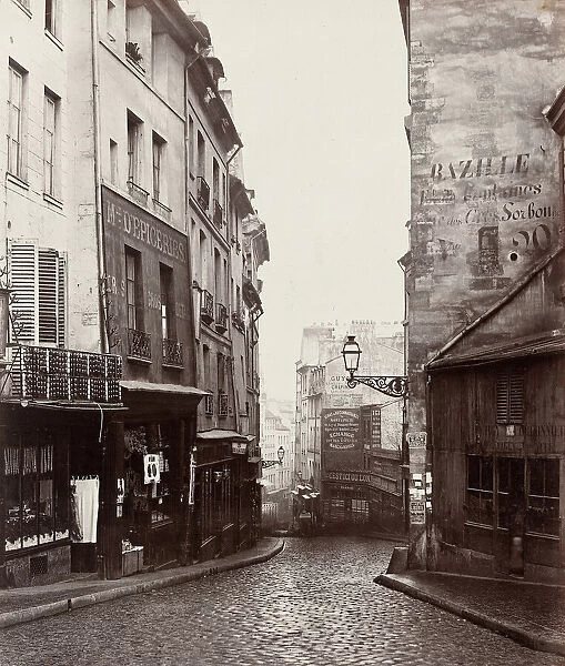 Rue de la Montagne-Sainte-Genevieve near the Intersection of Rue LaPlace... 1865  /  69