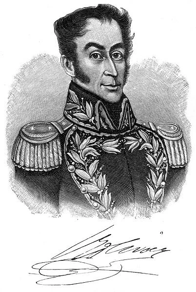 Simon Bolivar, 19th century South American revolutionary leader, (1901)