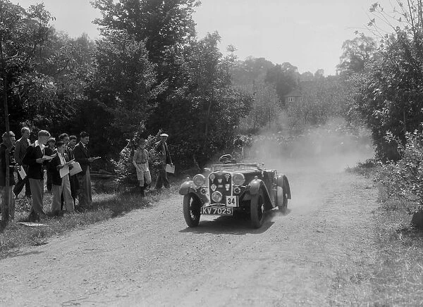 Singer Le Mans competing in the BOC Hill Climb, Chalfont St Peter, Buckinghamshire, 1932