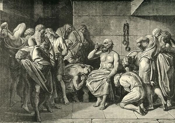 Socrates Drinking the Hemlock, 1890. Creator: Unknown