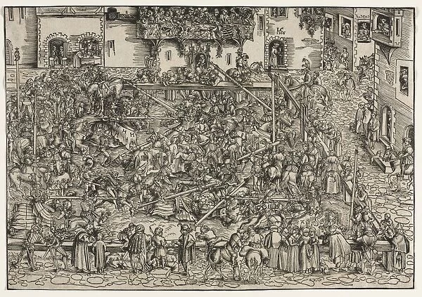 A Tournament, 1506. Creator: Lucas Cranach (German, 1472-1553)