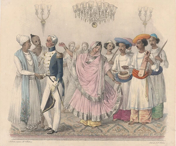 Une Nautch; from Twenty four Plates Illustrative of Hindoo and European Manners in Bengal